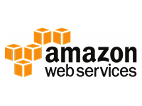 Logo of Microsoft Azure with blue windows style icon