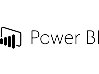 Logo of Microsoft Azure with blue windows style icon