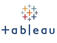Logo of Microsoft Azure with blue windows style icon